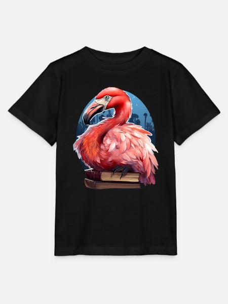 Flamingo - Stanley/Stella Kinder T-Shirt MINI CREATOR  - Schwarz