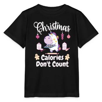 Süßes Christmas Unicorn Bakery Weihnachtsgeschenk - Stanley/Stella Kinder T-Shirt MINI CREATOR  - Schwarz - Vorne - Mikhail (115cm)