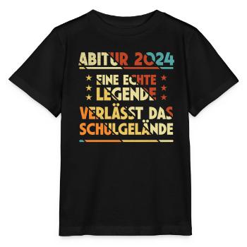 Lustiges Abi 2024 Legende Lehrer Schüler Abiball - Stanley/Stella Kinder T-Shirt MINI CREATOR  - Schwarz - Vorne - Mikhail (115cm)
