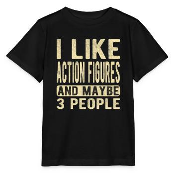Action figures Saying - Stanley/Stella MINI CREATOR Kids’ T-Shirt - black - Front - Mikhail (115cm)