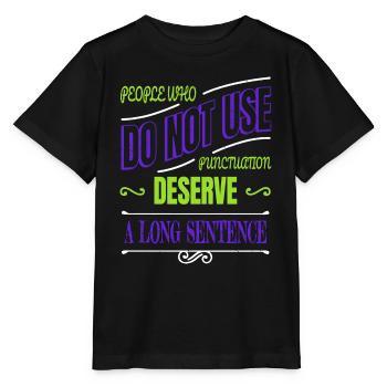 joke books statement bicycle sayings novelist blog - Stanley/Stella Kinder T-Shirt MINI CREATOR  - Schwarz - Vorne - Mikhail (115cm)