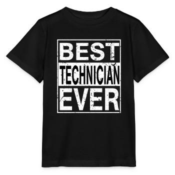 Best Technician Ever Technician Gift - Stanley/Stella MINI CREATOR Kids’ T-Shirt - black - Front - Mikhail (115cm)