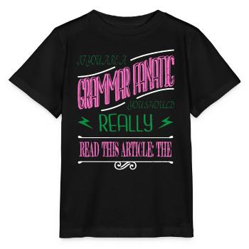 Author Anniversary Bday Bicycle Novelist Sayings - Stanley/Stella MINI CREATOR Kids’ T-Shirt - black - Front - Mikhail (115cm)