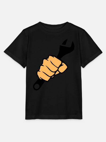 faust schraubenschlüssel - Stanley/Stella Kinder T-Shirt MINI CREATOR  - Schwarz