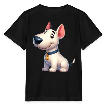 Bull Terrier 5 - Stanley/Stella MINI CREATOR Kids’ T-Shirt - black - Front - Mikhail (115cm)