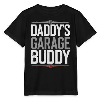 Technology adventure with dad - Stanley/Stella MINI CREATOR Kids’ T-Shirt - black - Front - Mikhail (115cm)