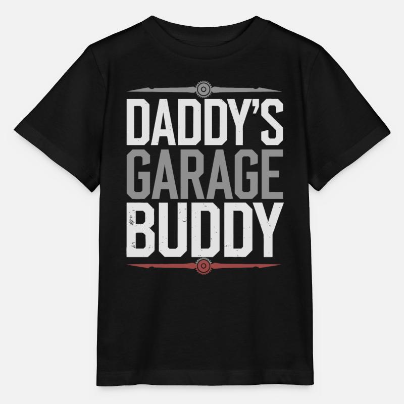 L’aventure technologique avec papa - T-shirt bio MINI CREATOR Stanley/Stella Enfant - noir