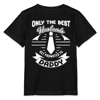 Father's Day Best Husbands - Stanley/Stella MINI CREATOR Kids’ T-Shirt - black - Front - Mikhail (115cm)