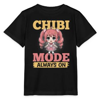 Anime Chibi Kawaii - Stanley/Stella Kinder T-Shirt MINI CREATOR  - Schwarz - Vorne - Mikhail (115cm)