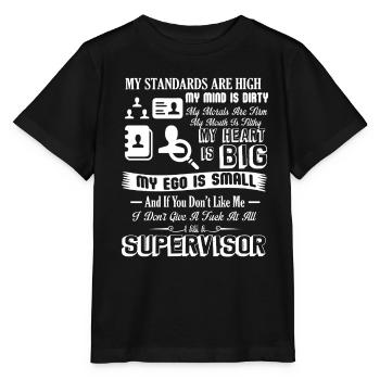 Supervisor I Am A Supervisor - Stanley/Stella MINI CREATOR Kids’ T-Shirt - black - Front - Mikhail (115cm)
