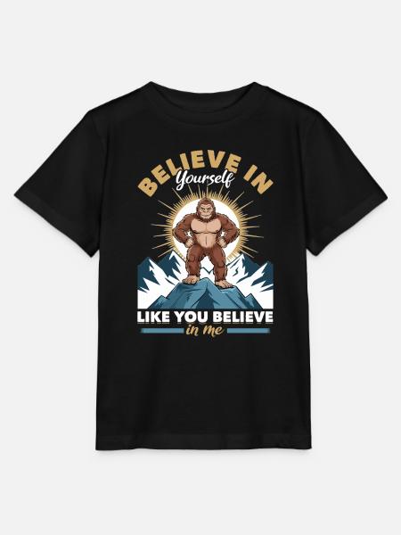 Bigfoot Sasquatch - Stanley/Stella Kinder T-Shirt MINI CREATOR  - Schwarz