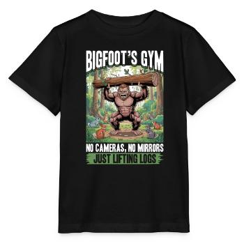 Bigfoot Sasquatch - Stanley/Stella Kinder T-Shirt MINI CREATOR  - Schwarz - Vorne - Mikhail (115cm)