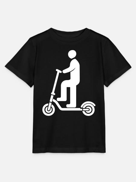 E Scooter - Stanley/Stella Kinder T-Shirt MINI CREATOR  - Schwarz