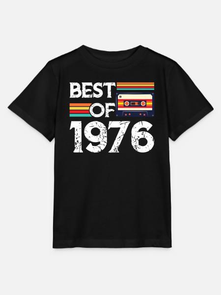 Best Of 1976 - Stanley/Stella Kinder T-Shirt MINI CREATOR - Schwarz