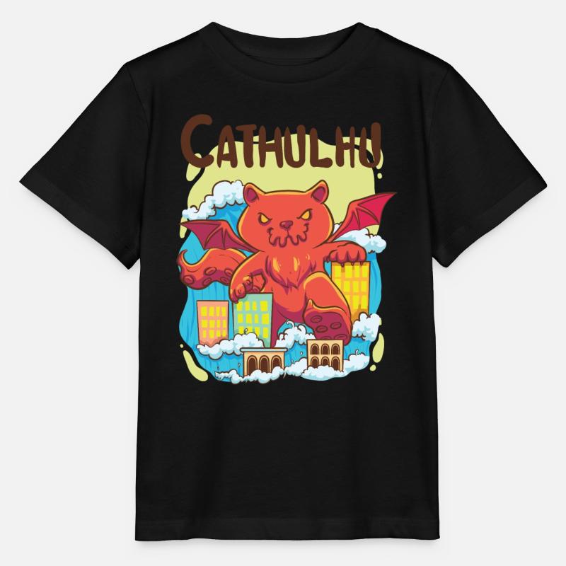 Cathulhu - T-shirt bio MINI CREATOR Stanley/Stella Enfant - noir
