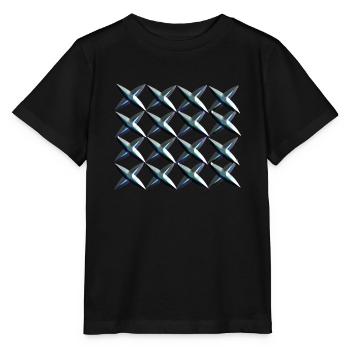 crosses pattern cross - Stanley/Stella MINI CREATOR Kids’ T-Shirt - black - Front - Mikhail (115cm)