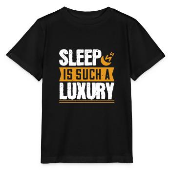 Le sommeil est un tel luxe - T-shirt bio MINI CREATOR Stanley/Stella Enfant - noir - Devant - Mikhail (115cm)