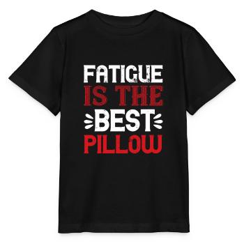 Fatigue is the best pillow 01 - Stanley/Stella MINI CREATOR Kids’ T-Shirt - black - Front - Mikhail (115cm)