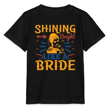 Hell strahlend wie eine Braut - Stanley/Stella Kinder T-Shirt MINI CREATOR  - Schwarz - Vorne - Mikhail (115cm)
