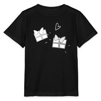 Deux Cadeaux Symbole Formes Noël - T-shirt bio MINI CREATOR Stanley/Stella Enfant - noir - Devant - Mikhail (115cm)