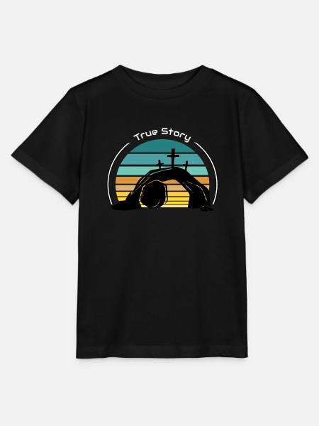 Wahre Geschichte - Stanley/Stella Kinder T-Shirt MINI CREATOR - Schwarz