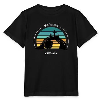So loved - Stanley/Stella MINI CREATOR Kids’ T-Shirt - black - Front - Mikhail (115cm)