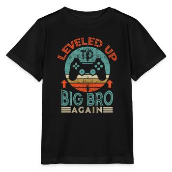 Wieder zum Big Bro aufsteigen - Stanley/Stella Kinder T-Shirt MINI CREATOR  - Schwarz - Vorne - Mikhail (115cm)