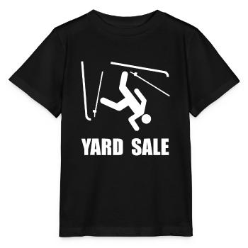 Vente de station de ski de neige drôle - T-shirt bio MINI CREATOR Stanley/Stella Enfant - noir - Devant - Mikhail (115cm)