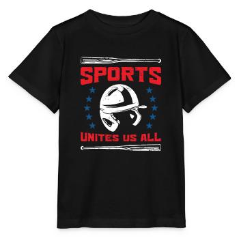 USA Unabhängigkeit Amerikanische Flagge Freiheit - Stanley/Stella Kinder T-Shirt MINI CREATOR  - Schwarz - Vorne - Mikhail (115cm)