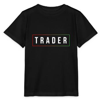 Minimaler einfacher Daytrader-Handel an der Börse - Stanley/Stella Kinder T-Shirt MINI CREATOR  - Schwarz - Vorne - Mikhail (115cm)