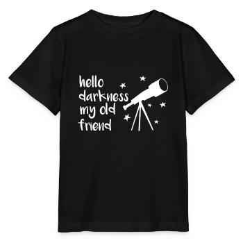 Bonjour Ténèbres Mon vieil ami Telescope Star - T-shirt bio MINI CREATOR Stanley/Stella Enfant - noir - Devant - Mikhail (115cm)