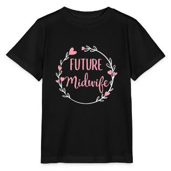 Futures sages-femmes Sages-femmes Étudiante en sage-femme - T-shirt bio MINI CREATOR Stanley/Stella Enfant - noir - Devant - Mikhail (115cm)