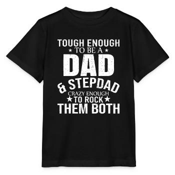 Vater und Stiefvater Vatertag Stiefvater Stiefvater - Stanley/Stella Kinder T-Shirt MINI CREATOR  - Schwarz - Vorne - Mikhail (115cm)