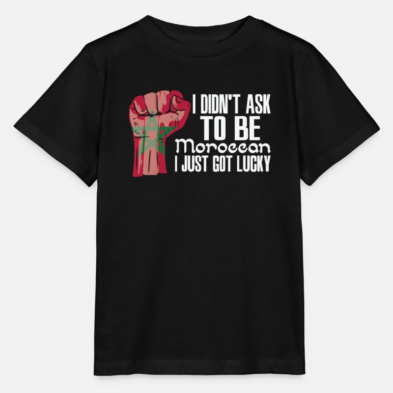 Fierté marocaine Drapeau marocain - T-shirt bio MINI CREATOR Stanley/Stella Enfant - noir