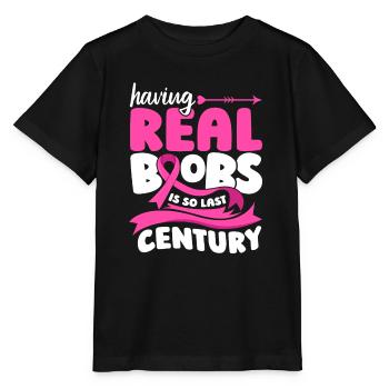 Breast Cancer Survivor Pin Breast Cancer - Stanley/Stella MINI CREATOR Kids’ T-Shirt - black - Front - Mikhail (115cm)