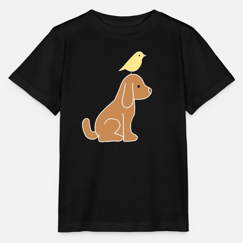 Hund Tier Vogel Küken Tiere - Stanley/Stella Kinder T-Shirt MINI CREATOR  - Schwarz