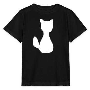 Symbole animal chien animaux animaux de compagnie - T-shirt bio MINI CREATOR Stanley/Stella Enfant - noir - Devant - Mikhail (115cm)