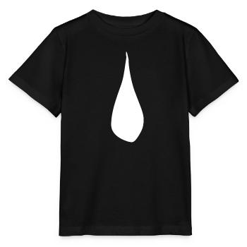 Tear Water Sad Shape - Stanley/Stella MINI CREATOR Kids’ T-Shirt - black - Front - Mikhail (115cm)