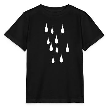 Tear Water Rain Tears Weather - Stanley/Stella MINI CREATOR Kids’ T-Shirt - black - Front - Mikhail (115cm)