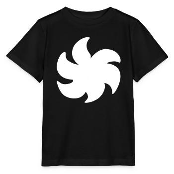 pflanze form symbol symbol blume - Stanley/Stella Kinder T-Shirt MINI CREATOR  - Schwarz - Vorne - Mikhail (115cm)