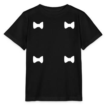 Icône de boucle à quatre boucles - T-shirt bio MINI CREATOR Stanley/Stella Enfant - noir - Devant - Mikhail (115cm)