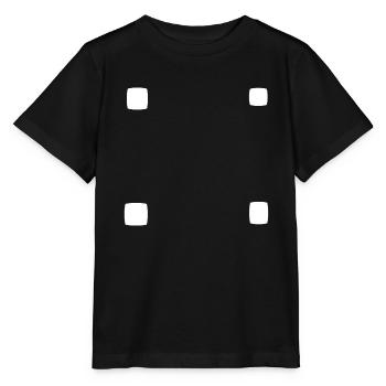 Carré Forme Carrée Icône Quatre - T-shirt bio MINI CREATOR Stanley/Stella Enfant - noir - Devant - Mikhail (115cm)