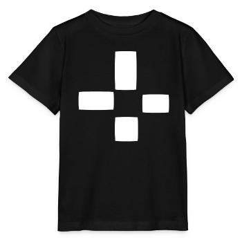 Square Pattern Four Shapes Shape - Stanley/Stella MINI CREATOR Kids’ T-Shirt - black - Front - Mikhail (115cm)