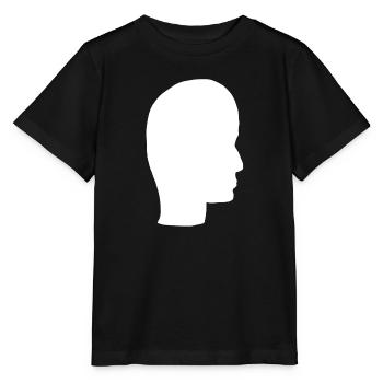 Head Profile People People Page Icon - Stanley/Stella MINI CREATOR Kids’ T-Shirt - black - Front - Mikhail (115cm)
