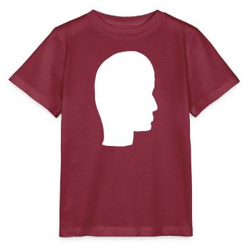 Head Profile People People Page Icon - Stanley/Stella MINI CREATOR Kids’ T-Shirt - burgundy - Front - Kain (125cm)