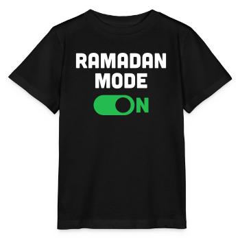 Ramadan Mode On - Stanley/Stella MINI CREATOR Kids’ T-Shirt - black - Front - Mikhail (115cm)