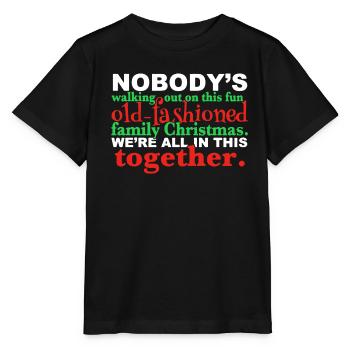 Merry Christmas - Stanley/Stella MINI CREATOR Kids’ T-Shirt - black - Front - Mikhail (115cm)