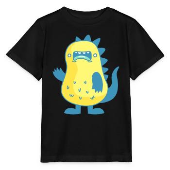 monstre - T-shirt bio MINI CREATOR Stanley/Stella Enfant - noir - Devant - Mikhail (115cm)