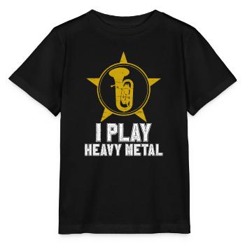 tuba - T-shirt bio MINI CREATOR Stanley/Stella Enfant - noir - Devant - Mikhail (115cm)
