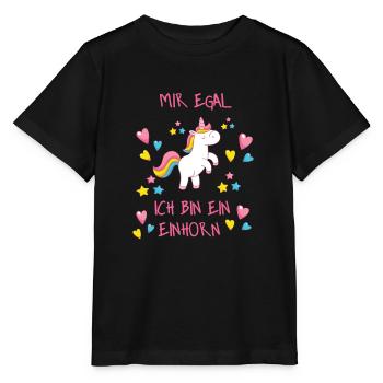 Mir egal - Stanley/Stella Kinder T-Shirt MINI CREATOR  - Schwarz - Vorne - Mikhail (115cm)